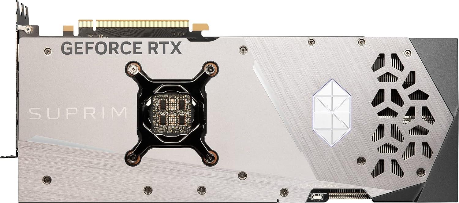 imageMSI Gaming GeForce RTX 4090 24GB GDRR6X 384Bit Boost Clock 2625 MHz HDMIDP Nvlink TriFrozr 3 Ada Lovelace Architecture OC Graphics Card RTX 4090 SUPRIM X 24G