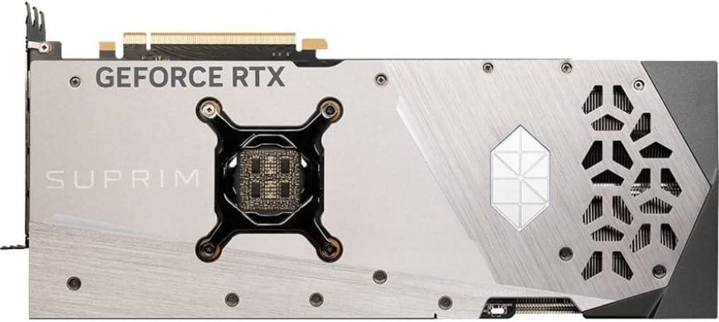 imageMSI Gaming GeForce RTX 4090 24GB GDRR6X 384Bit Boost Clock 2625 MHz HDMIDP Nvlink TriFrozr 3 Ada Lovelace Architecture OC Graphics Card RTX 4090 SUPRIM X 24G