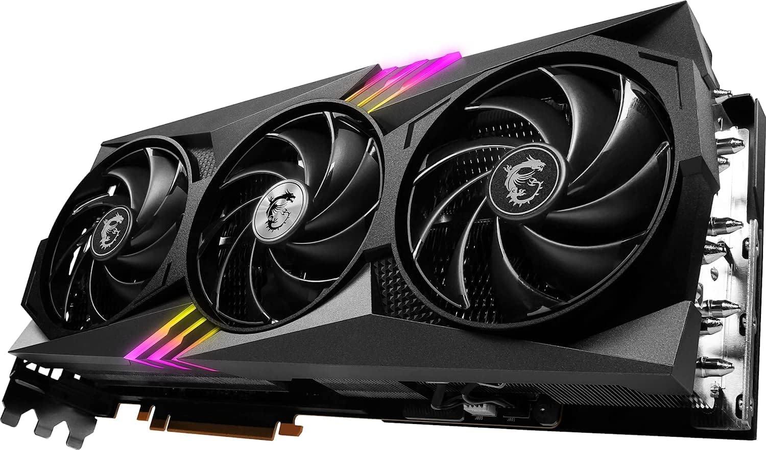 imageMSI Gaming GeForce RTX 4090 24GB GDRR6X 384Bit Extreme Clock 2535 MHz HDMIDP Nvlink TriFrozr 3 Ada Lovelace Architecture Graphics Card RTX 4090 Gaming Trio 24G