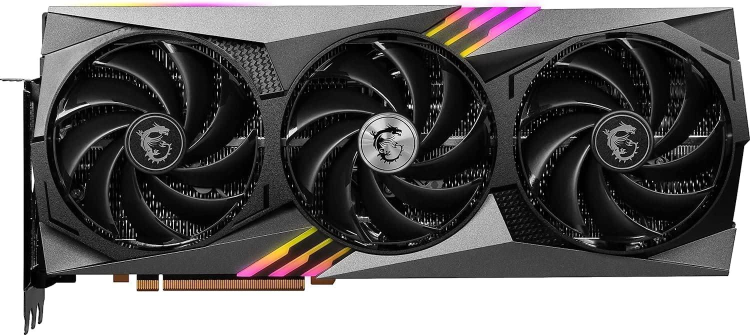 imageMSI Gaming GeForce RTX 4090 24GB GDRR6X 384Bit Extreme Clock 2535 MHz HDMIDP Nvlink TriFrozr 3 Ada Lovelace Architecture Graphics Card RTX 4090 Gaming Trio 24G