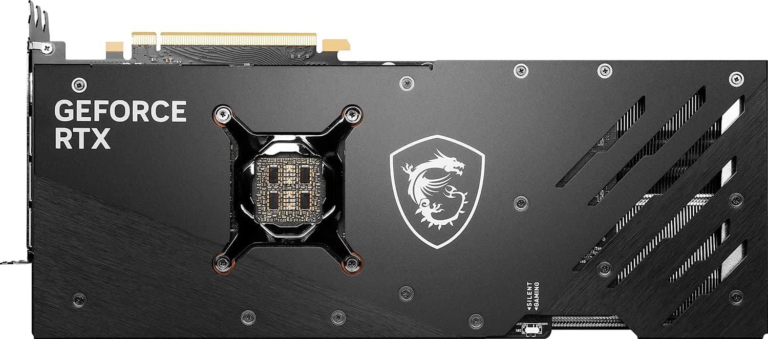 imageMSI Gaming GeForce RTX 4090 24GB GDRR6X 384Bit Extreme Clock 2535 MHz HDMIDP Nvlink TriFrozr 3 Ada Lovelace Architecture Graphics Card RTX 4090 Gaming Trio 24G