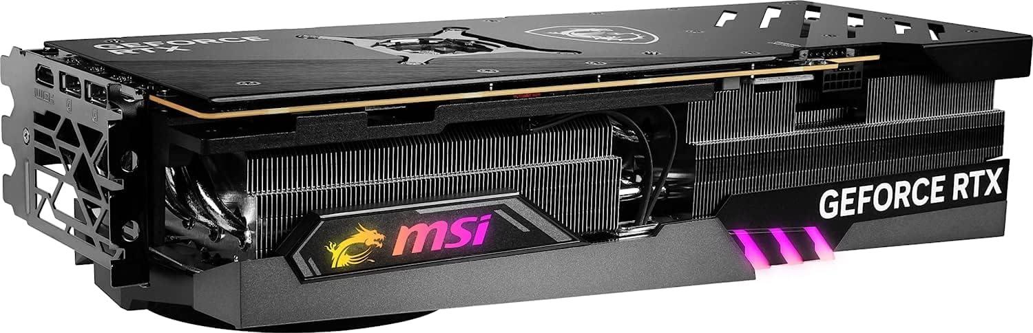 imageMSI Gaming GeForce RTX 4090 24GB GDRR6X 384Bit Extreme Clock 2535 MHz HDMIDP Nvlink TriFrozr 3 Ada Lovelace Architecture Graphics Card RTX 4090 Gaming Trio 24G