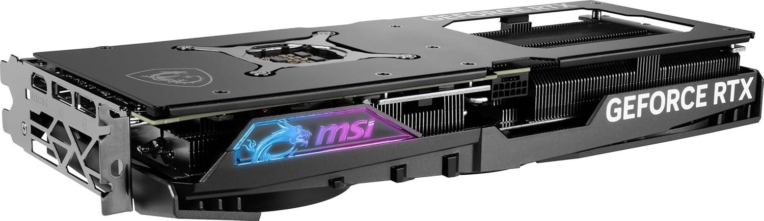 imageMSI Gaming RTX 4070 Super 12G Gaming X Slim Graphics Card NVIDIA RTX 4070 Super 192Bit Extreme Clock 2655 MHz 12GB GDRR6X 21 Gbps HDMIDP Ada Lovelace Architecture