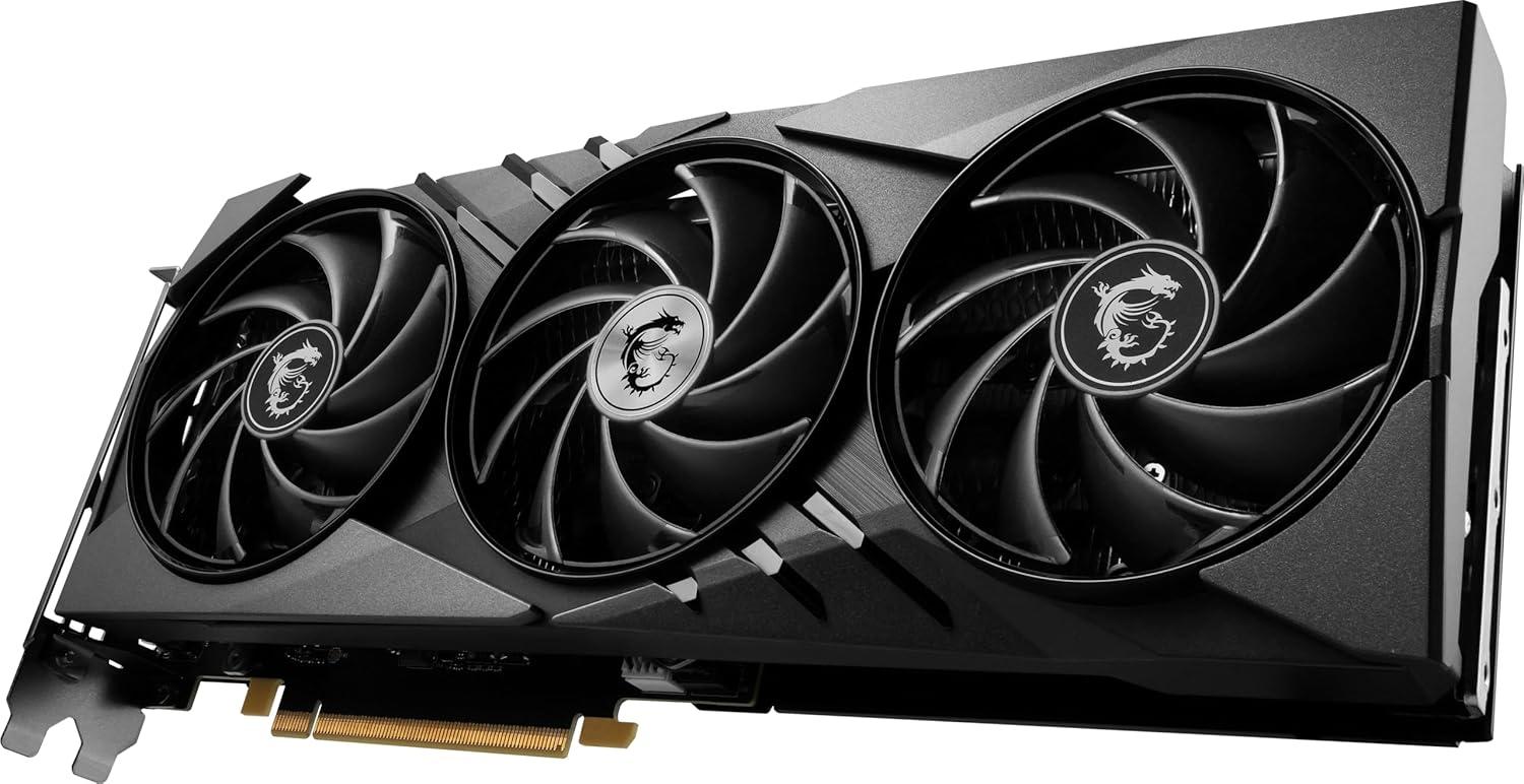 imageMSI Gaming RTX 4070 Super 12G Gaming X Slim Graphics Card NVIDIA RTX 4070 Super 192Bit Extreme Clock 2655 MHz 12GB GDRR6X 21 Gbps HDMIDP Ada Lovelace Architecture