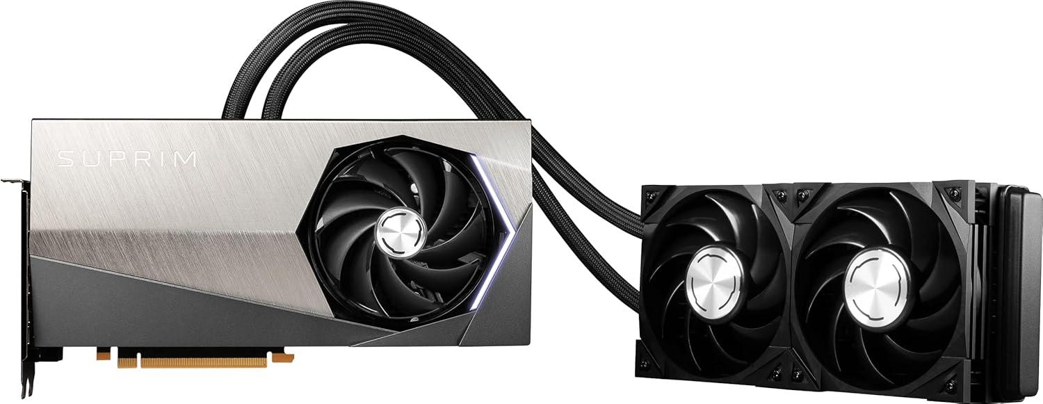 imagemsi Gaming GeForce RTX 4090 24GB GDRR6X 384Bit HDMIDP Nvlink Torx Fan 5 Ada Lovelace Architecture Liquid Cool OC Graphics Card RTX 4090 SUPRIM Liquid X 24G