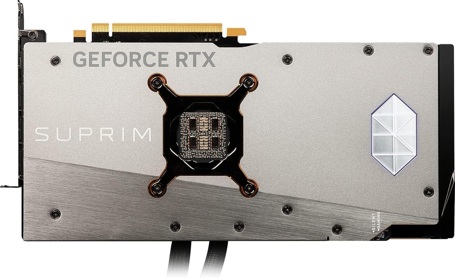 imagemsi Gaming GeForce RTX 4090 24GB GDRR6X 384Bit HDMIDP Nvlink Torx Fan 5 Ada Lovelace Architecture Liquid Cool OC Graphics Card RTX 4090 SUPRIM Liquid X 24G