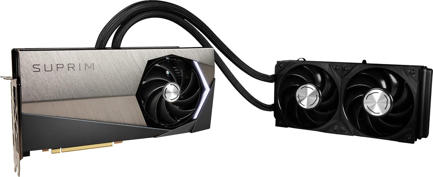 imagemsi Gaming GeForce RTX 4090 24GB GDRR6X 384Bit HDMIDP Nvlink Torx Fan 5 Ada Lovelace Architecture Liquid Cool OC Graphics Card RTX 4090 SUPRIM Liquid X 24G