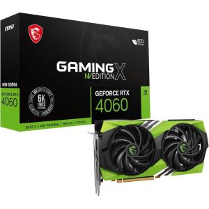 msi Gaming GeForce RTX 4060 8GB GDRR6 Extreme Clock: 2610 MHz 128-Bit HDMI/DP Nvlink TORX Fan 5.0 Ada Lovelace Architecture Graphics Card (RTX 4060 Gaming X NV Edition 8G)