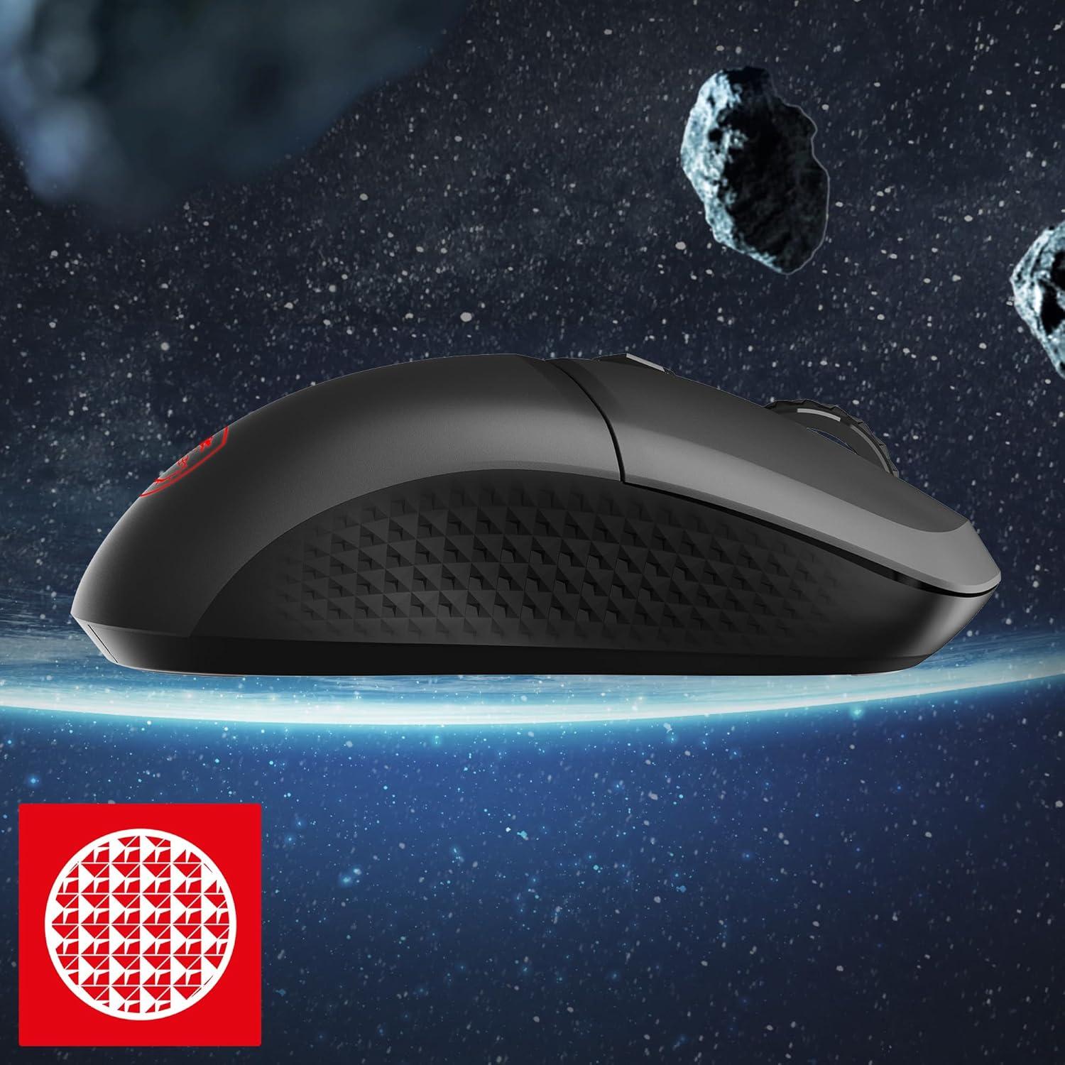 imagemsi Versa 300 W 8K Gaming Mouse 26000 DPI 8000Hz Polling Rate 60M Clicks OMRON Optical Switch Optical Sensor Ergonomic Ambitextrous Hand Design RGB Light