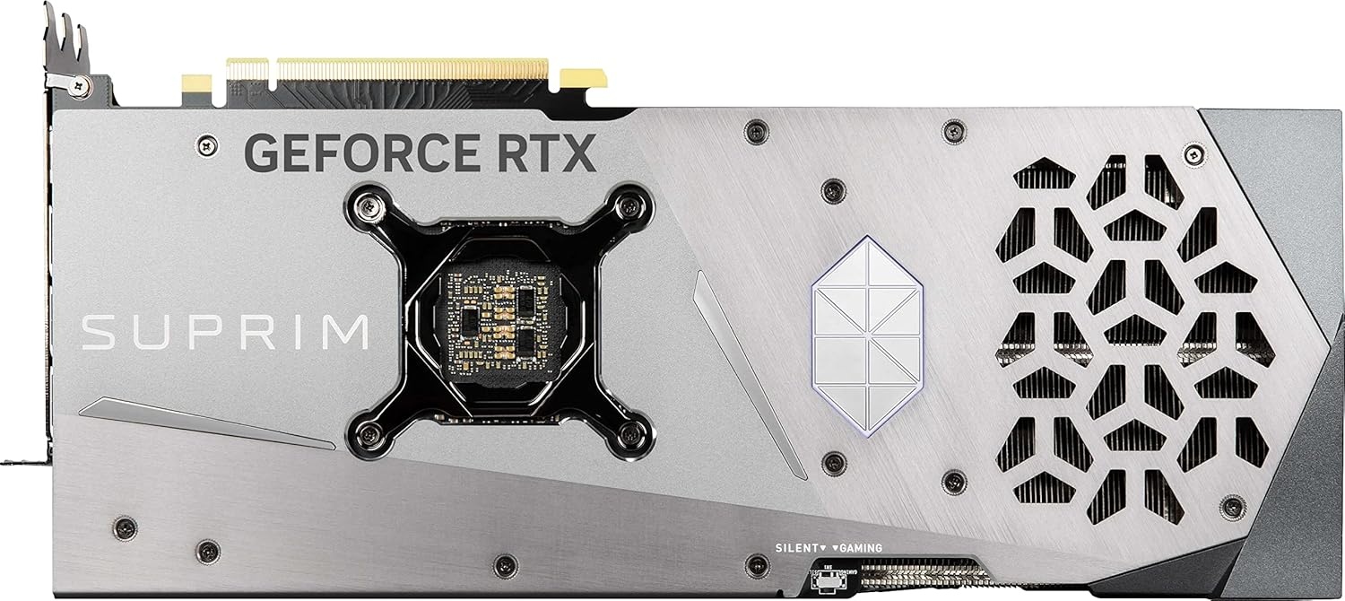 imageMSI Gaming GeForce RTX 4070 Ti 12GB GDRR6X 192Bit Extreme Clock 2790 MHz HDMIDP Nvlink TriFrozr 3 Ada Lovelace Architecture Graphics Card RTX 4070 Ti SUPRIM X 12G