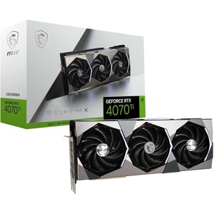 MSI Gaming GeForce RTX 4070 Ti, 12GB GDRR6X, 192-Bit, Extreme Clock: 2790 MHz, HDMI/DP Nvlink Tri-Frozr 3 Ada Lovelace Architecture Graphics Card (RTX 4070 Ti SUPRIM X 12G)