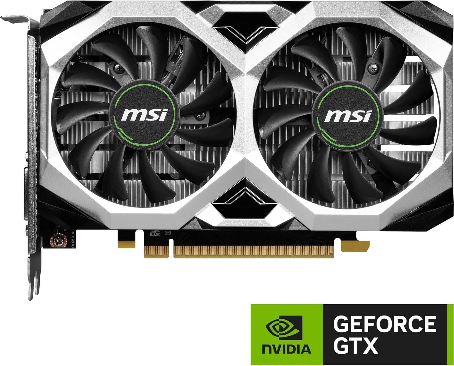 imagemsi Gaming GeForce GTX 1650 128Bit HDMIDPDVI 4GB GDRR6 HDCP Support DirectX 12 VR Ready OC Graphics Card GTX 1650 D6 Ventus XS OCV3