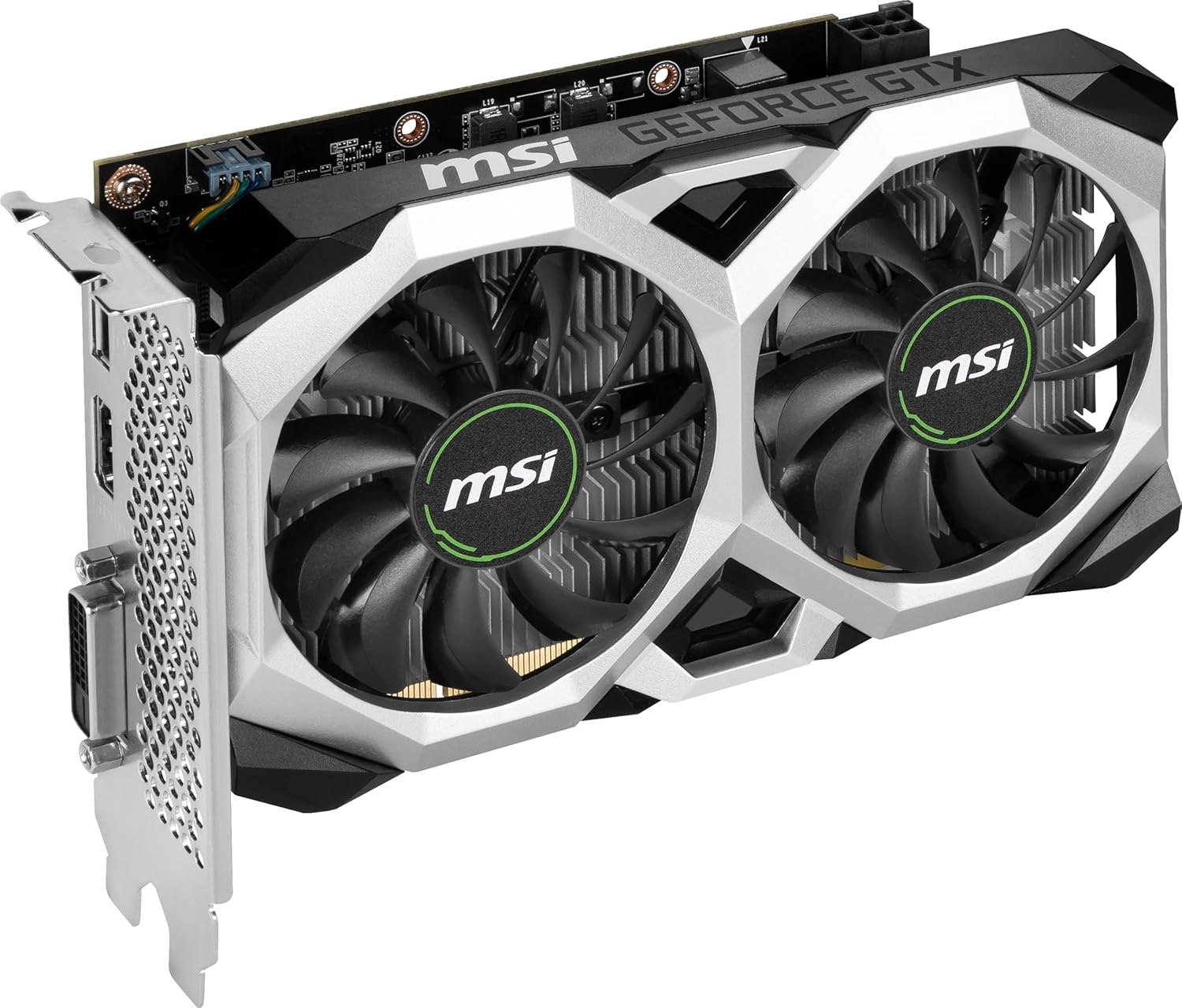 imagemsi Gaming GeForce GTX 1650 128Bit HDMIDPDVI 4GB GDRR6 HDCP Support DirectX 12 VR Ready OC Graphics Card GTX 1650 D6 Ventus XS OCV3