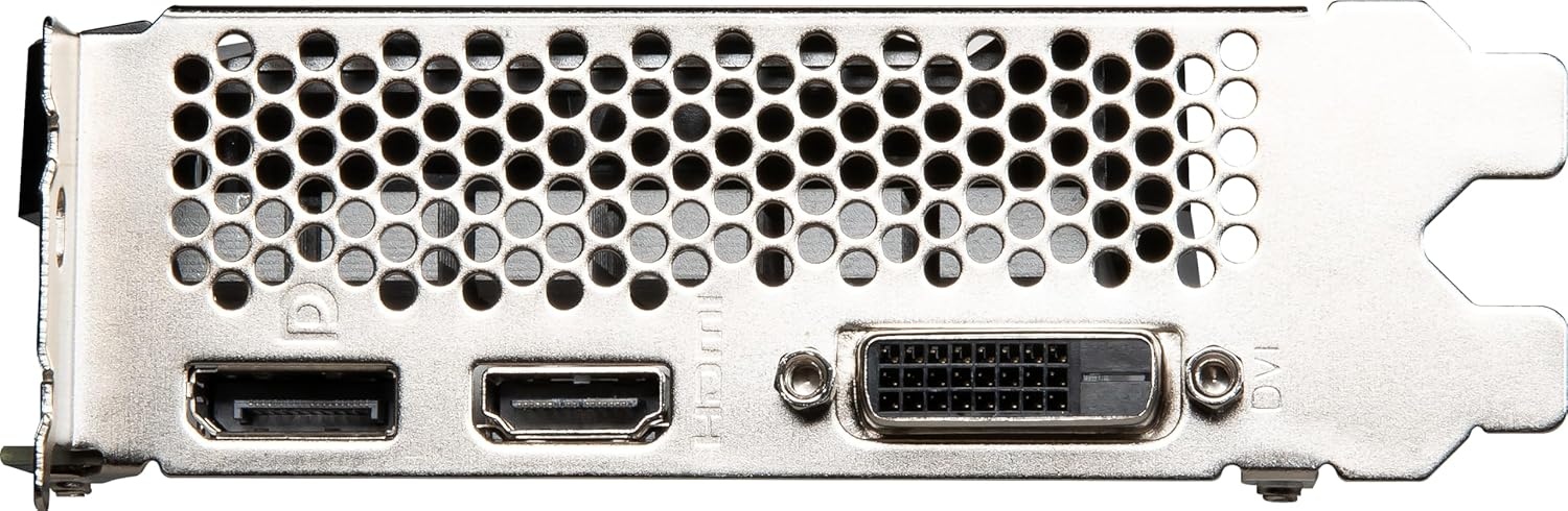 imagemsi Gaming GeForce GTX 1650 128Bit HDMIDPDVI 4GB GDRR6 HDCP Support DirectX 12 VR Ready OC Graphics Card GTX 1650 D6 Ventus XS OCV3