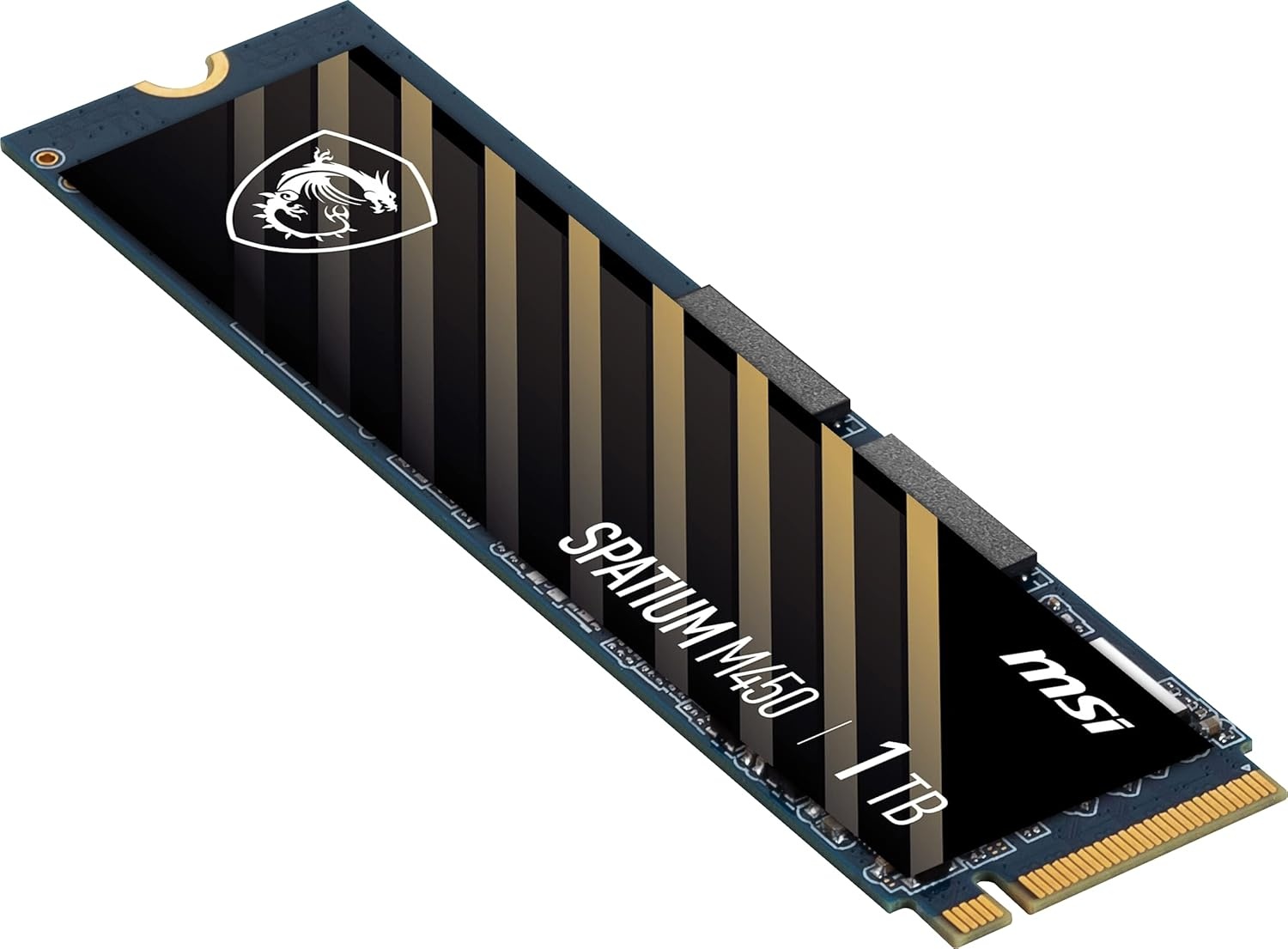 image:imagemsi SPATIUM M450 PCIe 40 NVMe M2 1TB Internal Gaming SSD up to 3600MBs 3D NAND Up to 600 TBW