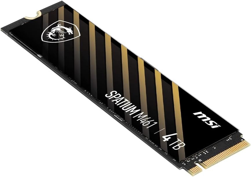 image:imagemsi SPATIUM M461 PCIe 40 NVMe M2 4TB Internal SSD PCIe Gen4 NVMe SPATIUM M461 PCIe 40 NVMe M2 4TB